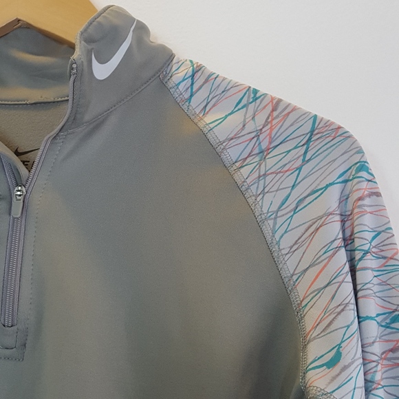 Nike Pro Combat Retro Dri-Fit Half Zip Long Sleeve - Picture 4 of 8